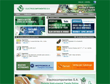Tablet Screenshot of electrocom.com.ar