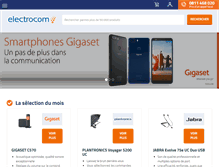 Tablet Screenshot of electrocom.fr